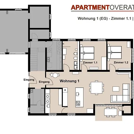 Aparthotel Premium Apartments Overath Nahe Koeln Messe City Overath